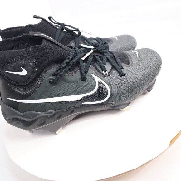 Nike Alpha Huarache NXT Black Metal Baseball Cleats Men's size us 7 - Picture 3 of 9